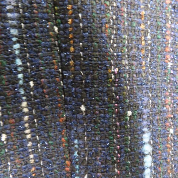 Sandro Colibri Tweed Double-Breasted‎ Jacket 38 EU 6 US Navy Long Sleeve Button - Picture 8 of 15